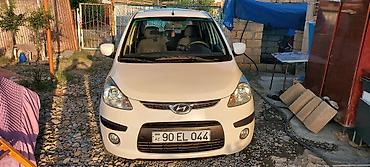 hyundai salon: Hyundai i10, ağ rəng, 5 qapı, kompakt hetçbek. Texniki və komfort — 1