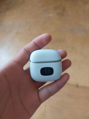 qulaqciq: İşlənmiş Simsiz (Bluetooth) Qulaqcıqlar, Hoco, rəng - Ağ