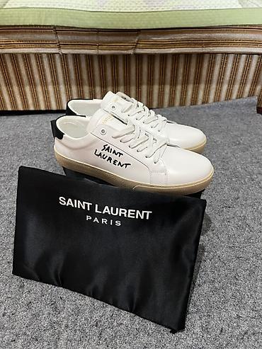 saint: Мужские кроссовки, 40.5, 41, Yves Saint Laurent, Новый, цвет - Белый, Самовывоз, Бесплатная доставка, Платная доставка — 1
