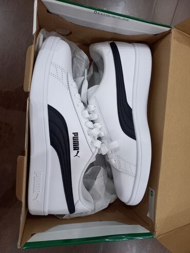 кроссовки мужские бишкек цена: Мужские кроссовки, 41, Puma, Новый, цвет - Белый, Самовывоз