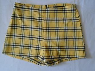 njujorker farmerke: M (EU 38), color - Yellow, Plaid