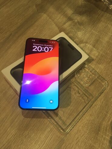 Apple iPhone: IPhone 15 Pro Max, Б/у, 256 ГБ, Black Titanium, Коробка, 89 % — 11