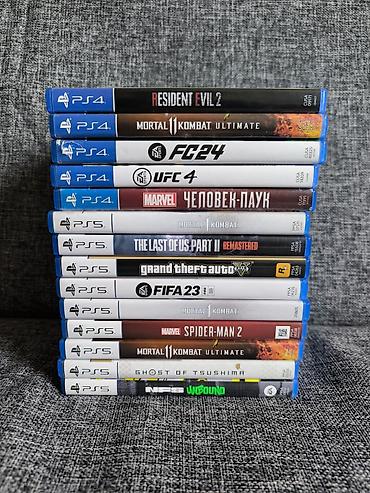 Spider-Man 2 — 2700 MK1 — 1900 Ghost of Tsushima — 2700 The Last of Us