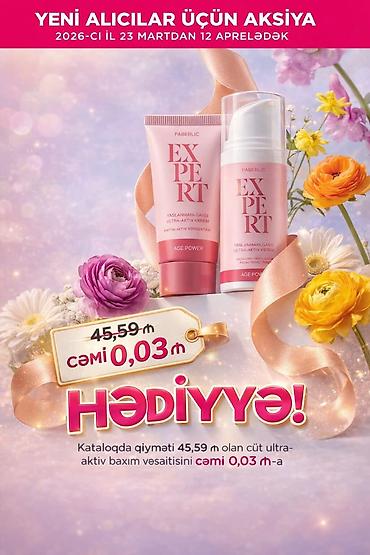 Gözəllik və sağlamlıq: Faberlic Expert Age Power – yaşlanmaya qarşı ultra-aktiv baxım dəsti — 1