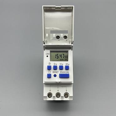 Реле времени: Таймер-реле времени THC30A (Digital time switch) для монтажа на — 3