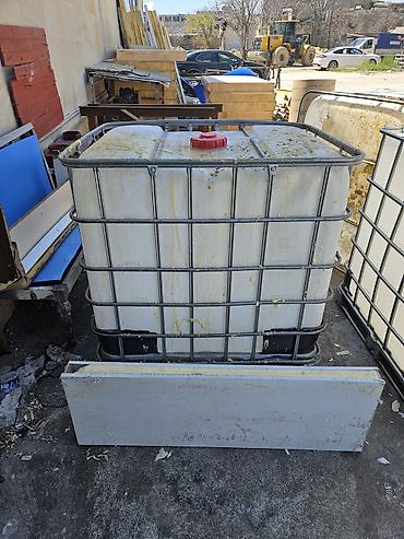 Kənd təssərüfatı avadanlığı: IBC konteyner (1000 L) - Həcm: təxmini 1000 litr - Material: qalın — 2