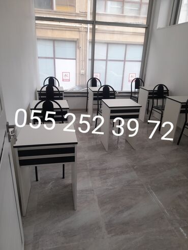 vito oturacaqlari: Qursu masaları ve stul tppdan satış ölçləri eni 45 uzun 60 hüdrü 75