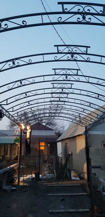 Навесы: Навес, Арочный, Металл, Поликарбонат — 22