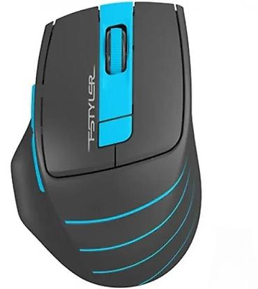 Kompjuterski miševi: Bežični optički miš T-STYLE (crno-plavi) - Ergonomski dizajn sa — 1