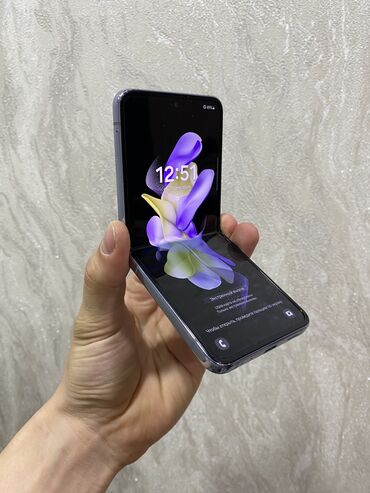 Samsung Galaxy Z Flip 4, Б/у, 256 ГБ, цвет - Фиолетовый, 1 SIM