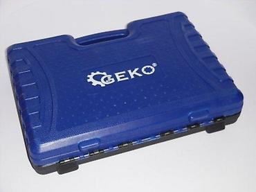 Setovi ručnog alata: GEKO set alata u koferu – komplet nasadnih ključeva i bitova - Brend — 4