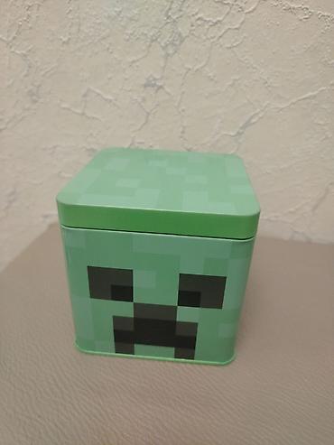 minecraft kinder: Minecraft Creeper temalı metal qutu - Rəsmi lisenziyalı məhsul — 1