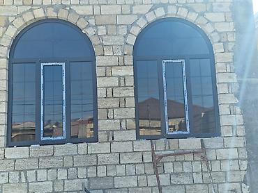 pencere rezini: PVC və alüminium qapı‑pəncərə sistemləri cam balkon sifariwleri qebul — 4