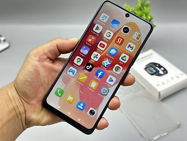 Уюлдук телефондор жана аксессуарлар: Redmi, Redmi Note 13, Колдонулган, 128 ГБ, түсү - Кара, 2 SIM — 2