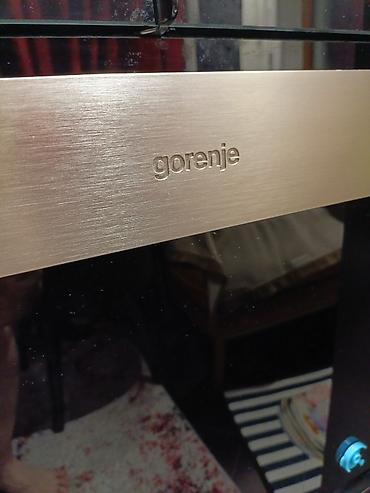 Plitələr və bişirmə panelləri: Gorenje inteqrasiya olunan elektrik sobası - Qara şüşə ön panel və — 6