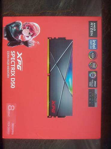 pc hisseleri: XPG SPECTRIX D50 DDR4 RGB operativ yaddaş dəsti - Növ: DDR4 DIMM, PC — 3