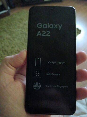 Elektronika: Samsung Galaxy A22, 128 GB, bоја - Bela, Dual SIM cards, Face ID