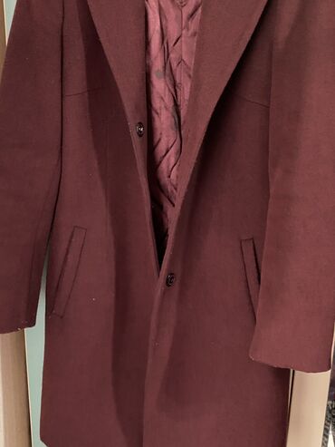 qadınlar üçün uzun palto: Palto S (EU 36), rəng - Qırmızı