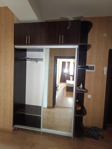шкаф для стиральной машины: Kupe, 2 qapılı Düz dolab, Qarderob, paltar dolabı