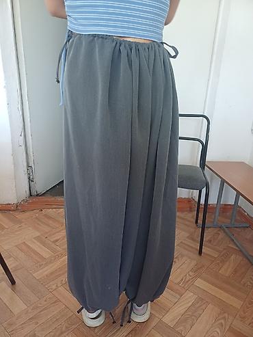 штаны широкие: Брюки Широкие, Осень-весна, Made in KG, Новый, Все размеры — 5