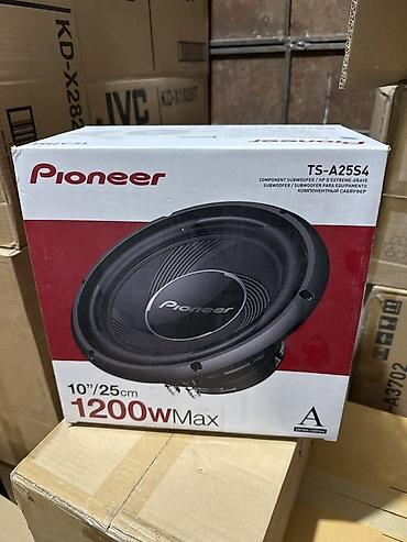 Сабвуфер Pioneer TS-A25S4 - Тип: компонентный сабвуфер - Диаметр: 10" at lalafo.kg Сабвуфер Pioneer TS-A25S4 - Тип: компонентный сабвуфер - Диаметр: 10"