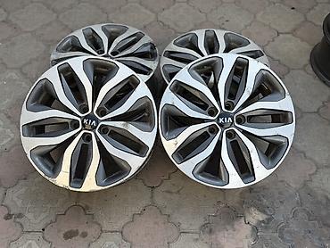 Литые Диски R 18 Kia, Комплект, отверстий - 5, Б/у