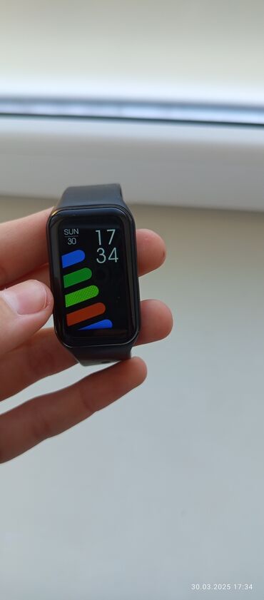 islenmis saat: İşlənmiş, Smart saat, Blackview, Sensor ekran, rəng - Qara