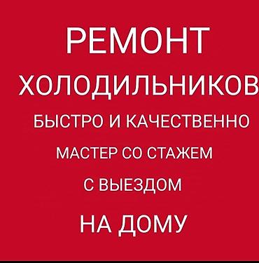 Ремонт холодильников на дому. - Быстро и качественно - Мастер с
