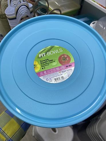 табака: Миска с крышкой FIT Bowls, круглая - Объем: 4 л - Диаметр: 25×12 см — 2