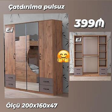 qarderob paltar dolabi: Dolab yeni qarderob paltar dolabı — 1