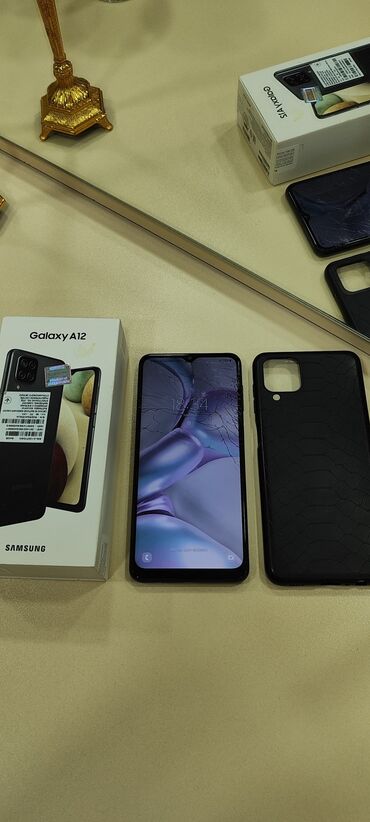 a8 samsung: Samsung Galaxy A12, 64 GB, rəng - Qara, Sensor, Barmaq izi, Face ID