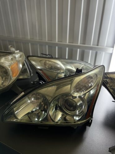 Передние фары: Комплект передних фар Toyota 2005 г., Б/у, Оригинал, США — 12