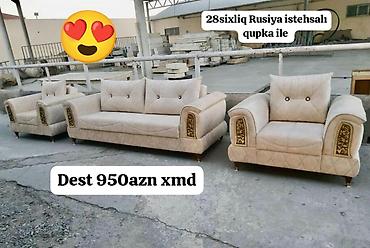 belarus mebelleri: Yeni, Klassik divan, 2 kreslo, Açılmayan — 2