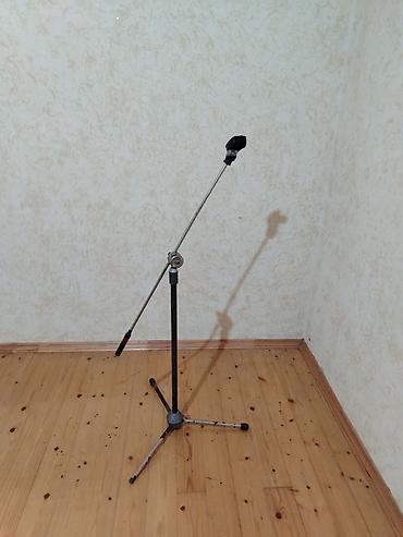mikrofon tutucu: Mikrofon üçün tənzimlənən tripod dayağı - Material: metal — 2