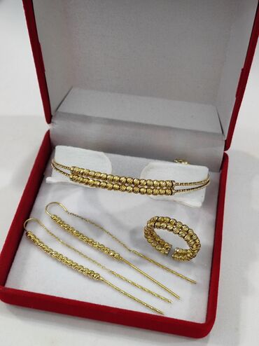 золотые украшения в бишкеке: Серебряный Комплект+ Браслет Дизайн Италия Серебро с напылением