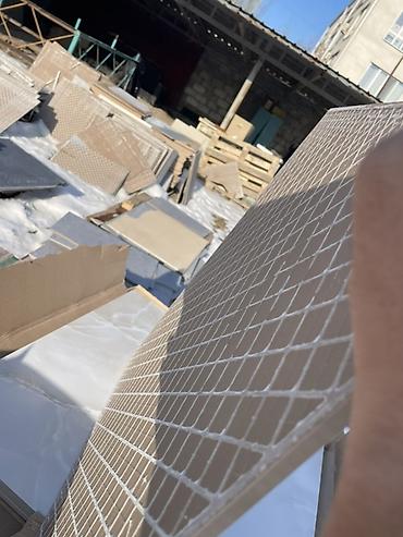 Керамогранит: Назначение: Для пола, цвет - Белый, 60x60 см — 13