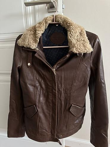 massimo duti: Кожаная куртка Massimo Dutti - Натуральная кожа, цвет тёплый — 4
