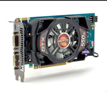 Kompüter ehtiyyat hissələri: Videokart Gigabyte GeForce GTX 550 Ti, < 4 GB, İşlənmiş