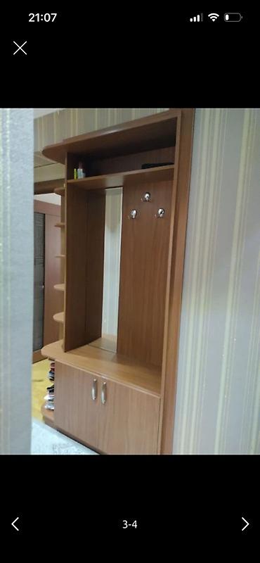 Dəhliz dolabları: Dəhliz üçün çoxfunksiyalı giriş dolabı - Material: laminat/LDSP, ağac — 2