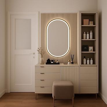 Гарнитуры для прихожей: Гарнитур для прихожей, Новый, Шкаф, Бесплатная доставка, цвет - Бежевый — 8