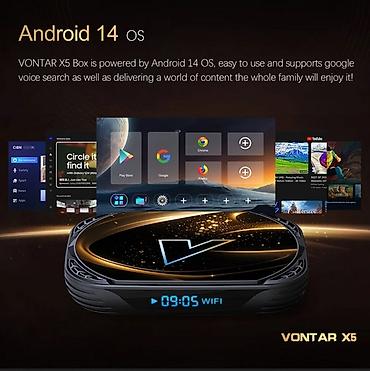 Aksesoari za TV i video: Android boks Vontar X5- S905X5M- 4/64GB DDR4- Android 14 Garancija na — 2