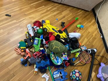 Oyuncaqlar: Uşaq oyuncaqları və oyun çadırı – böyük qarışıq dəst icinde — 6