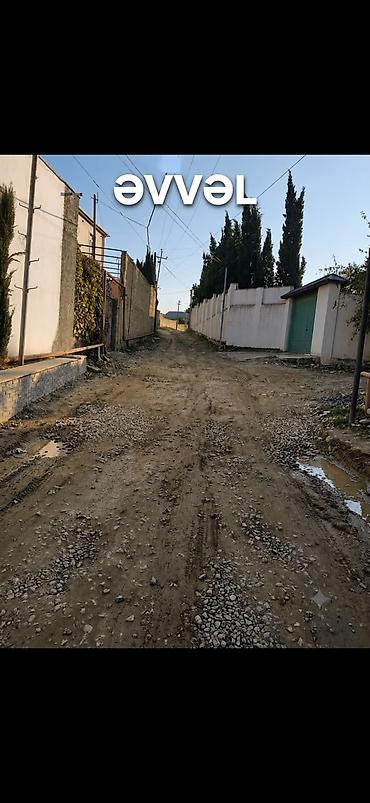 asfalt isleri: Keyfiyyetli asfalt işleri gorulur.Binalarin heyetine,yollara kucelere — 3