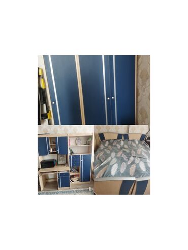 azerbaycan xerite: Oğlan və qız üçün, İşlənmiş, 2 təknəfərlik çarpayı, 2 tumba