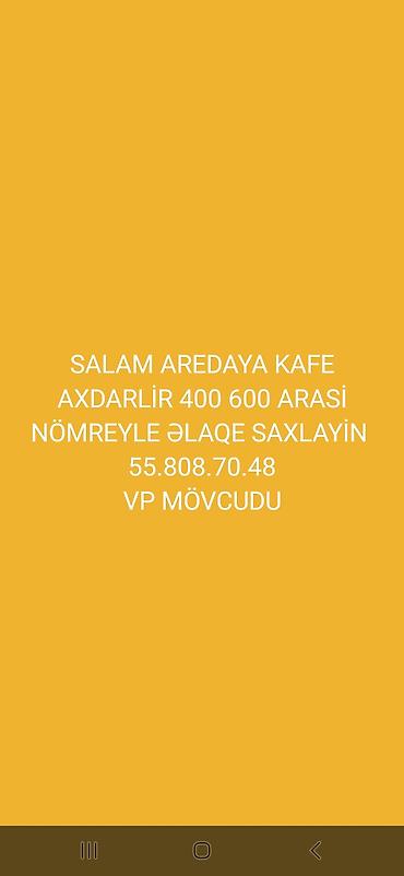 Əməkdaş axtarışı (vakansiyalar): Barista tələb olunur — 1