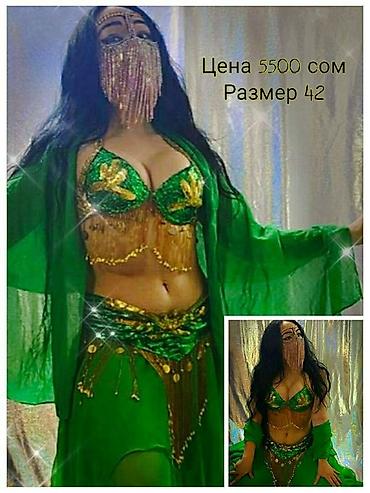 Киреге берилүүчү кийимдер: Бий көйнөгү, Чыгыш, 42 (S), түсү - Кара — 2