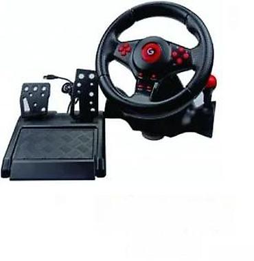 Oprema za video igre: Gembird Vibrationshockforce II – gejmerski volan sa pedalama - Set — 12