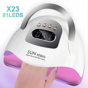 çəkiliş üçün işıq: SUN X23 Max Super Sunuvled Dırnaq Lampası - 81 ədəd güclü LED (double