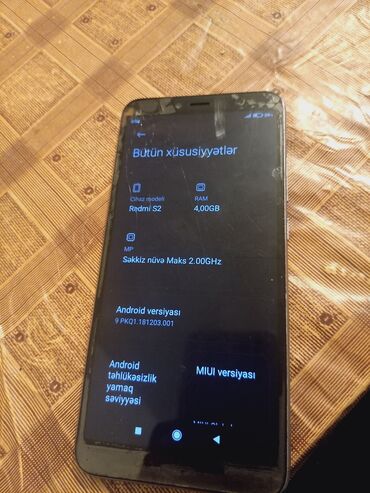 Xiaomi: Xiaomi Redmi S2, 64 GB, rəng - Qara, 
 Barmaq izi