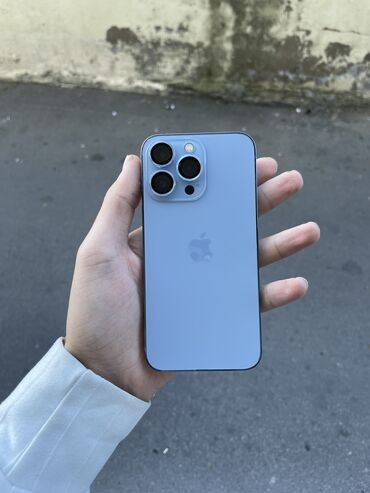 Apple iPhone: IPhone 13 Pro, 256 GB, Blue Titanium, Zəmanət, Face ID